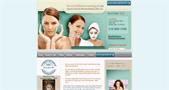 Desktop Screenshot of beverlyhillsdermatology.com