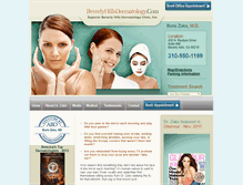 Tablet Screenshot of beverlyhillsdermatology.com